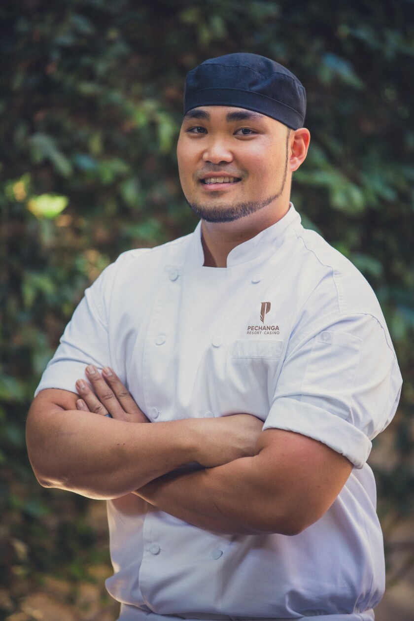 Ronnel Capacia, executive sous chef at Pechanga Resort Casino in Temecula.