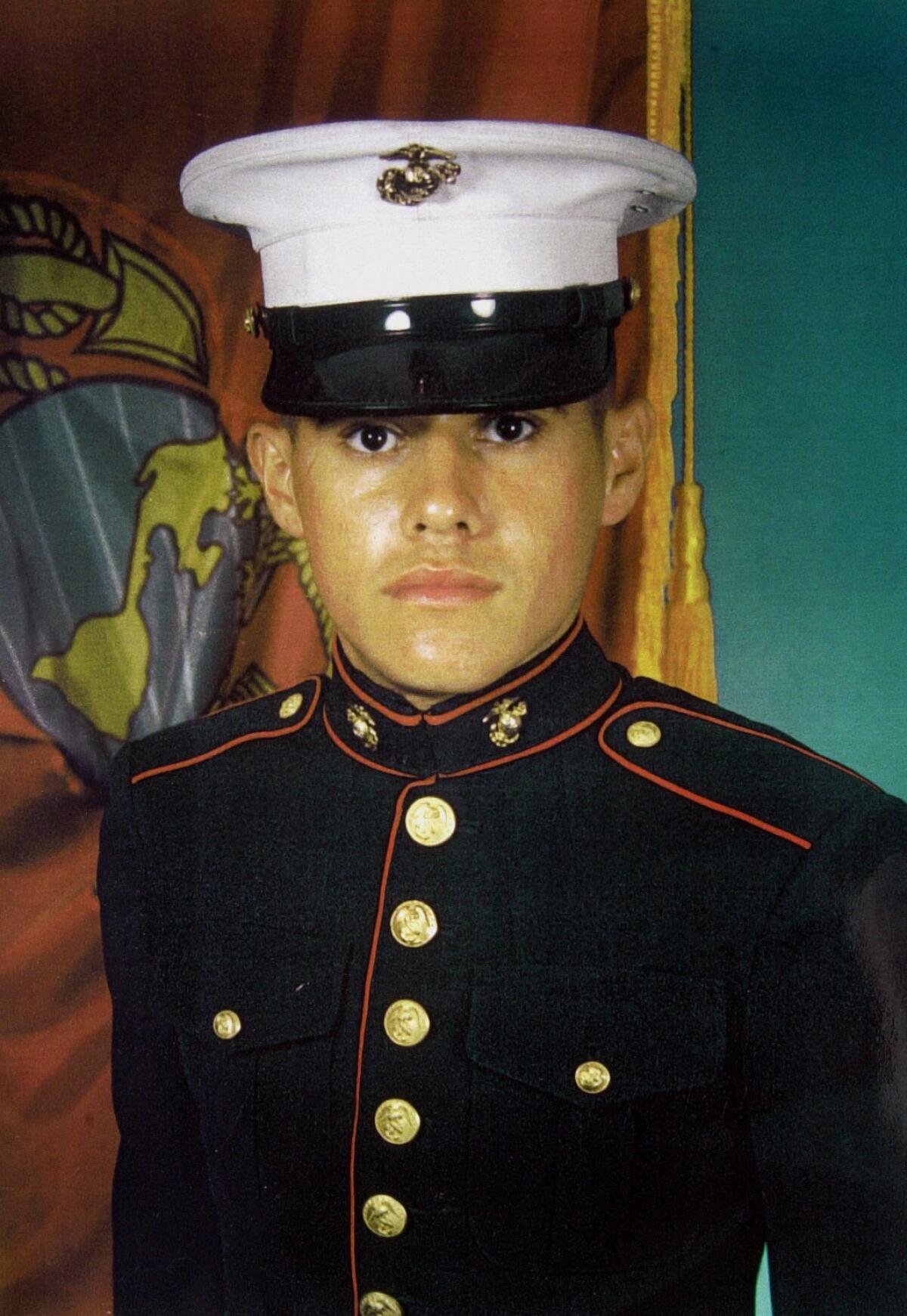Marine Lance Cpl. Jesus Suarez del Solar, 20, of Escondido. (Family photo / San Diego Union-Tribune)