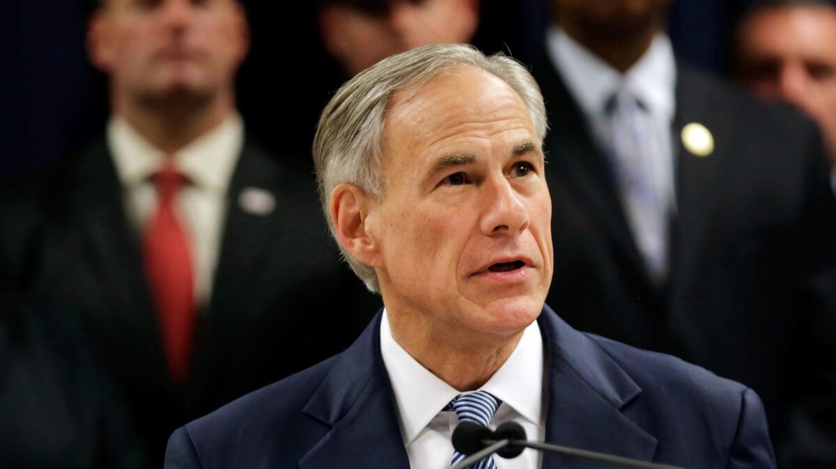 Texas Gov. Greg Abbott