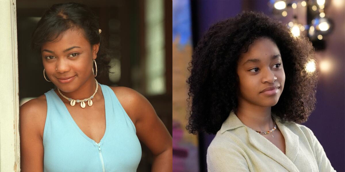 Tatyana Ali, left, and Akira Jolie Akbar