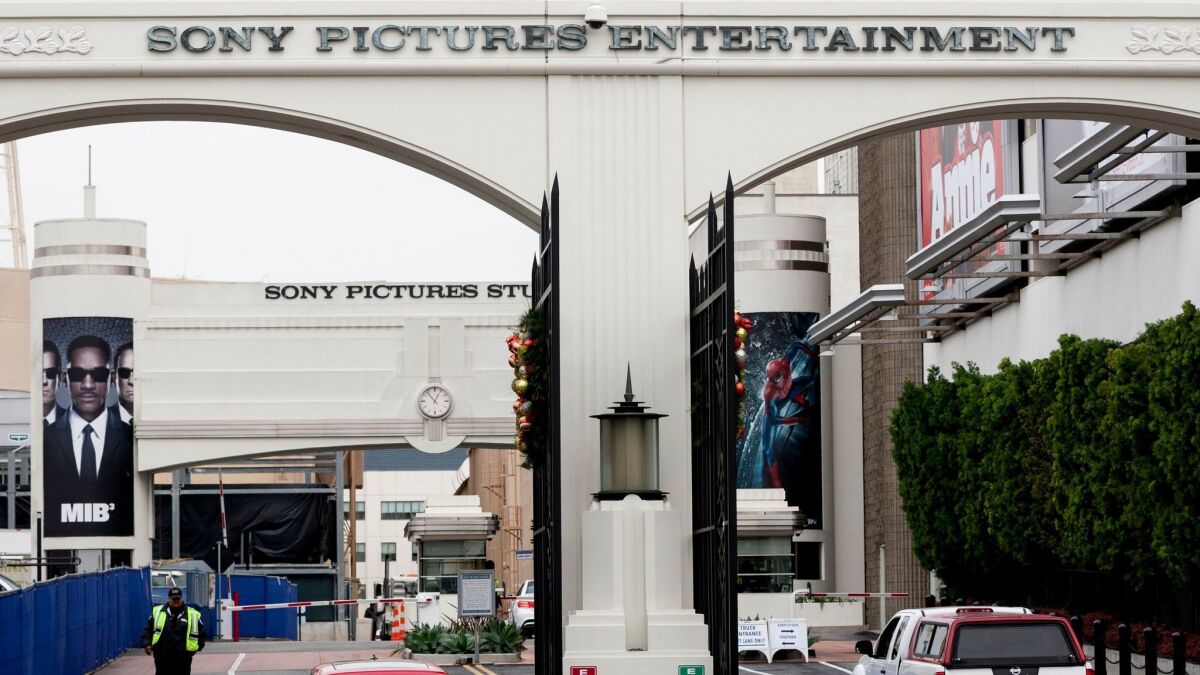 The Sony Pictures Entertainment studio lot in Culver City.