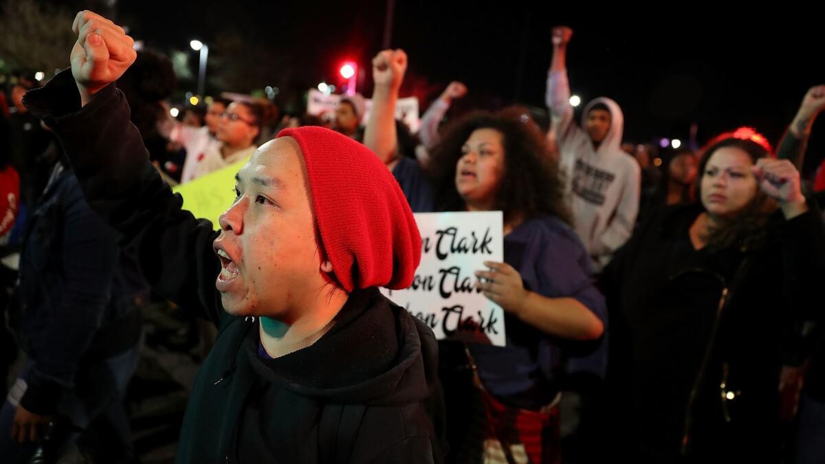 Black Lives Matter protesters.