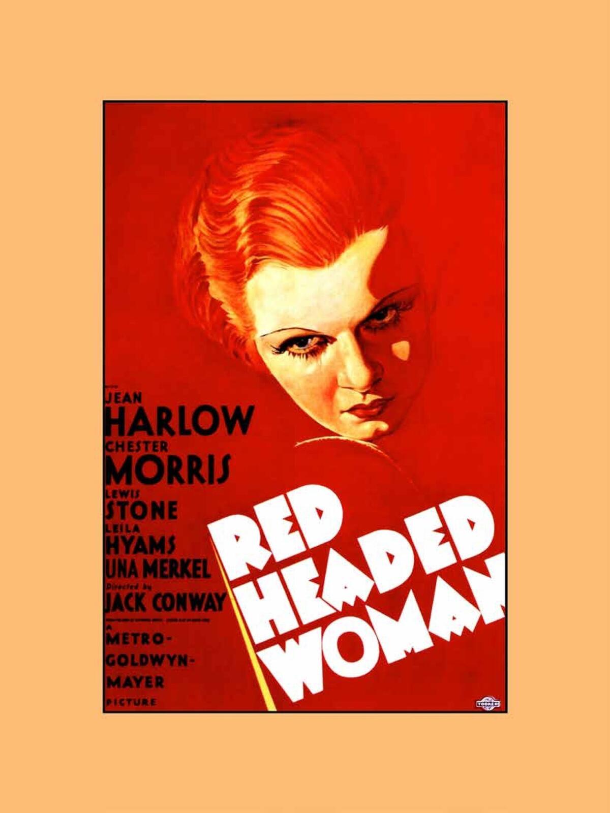 One of collector Mike Kaplan's favorites is the poster for the 1932 film "Red Headed Woman."