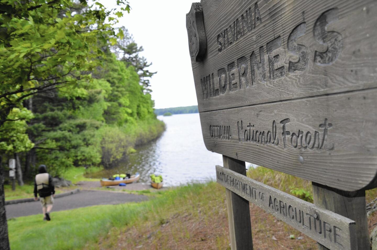 A canoer’s paradise, the Sylvania Wilderness in Michigan’s Upper Peninsula is part of Ottawa National Forest, which extends from the south shore of Lake Superior to the Wisconsin border.