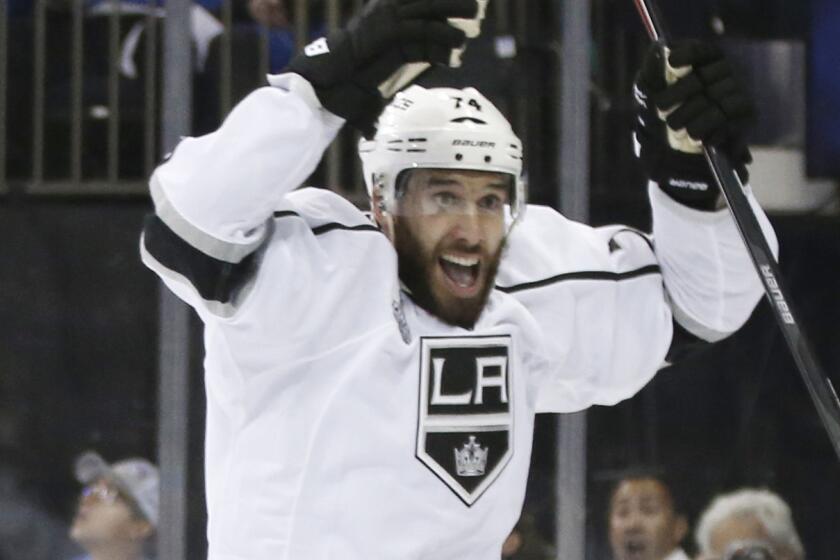 Kings left wing Dwight King is one of four players who have received qualifying offers from the team.
