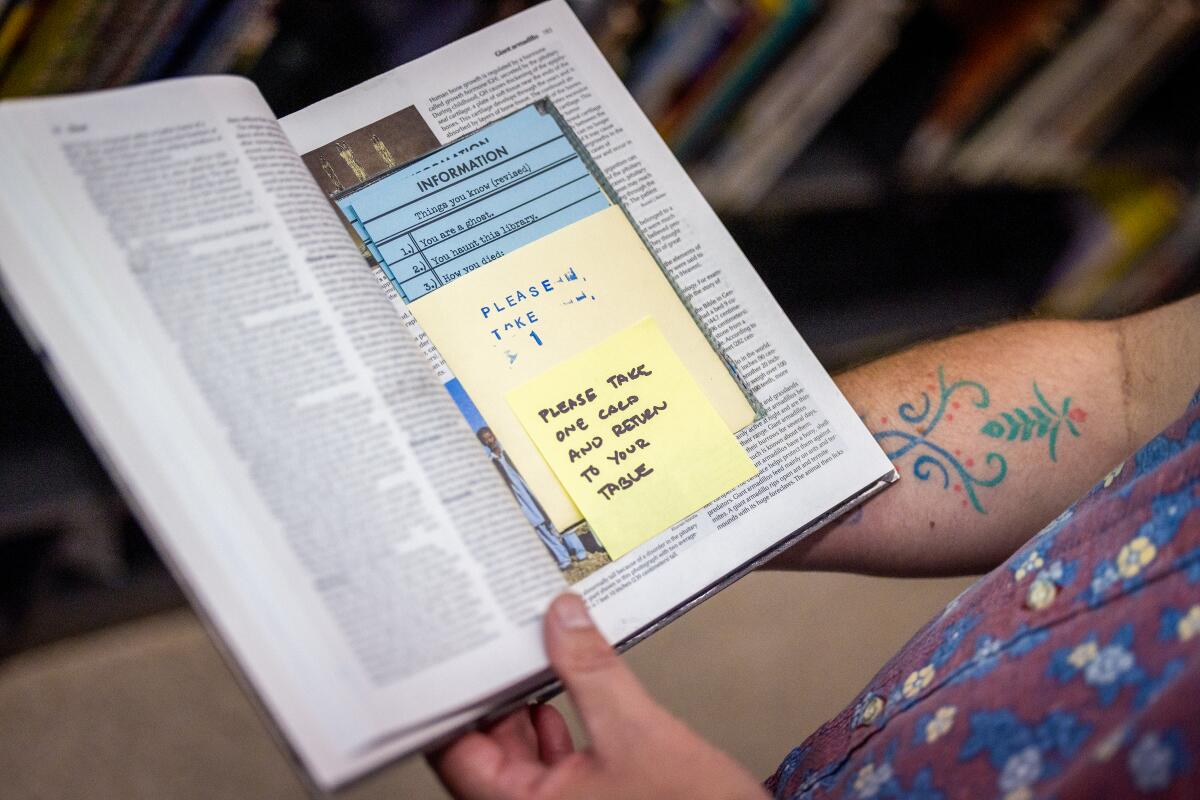 A bizarre, whimsical sport is hiding within the bookshelves at Los Angeles Public Library