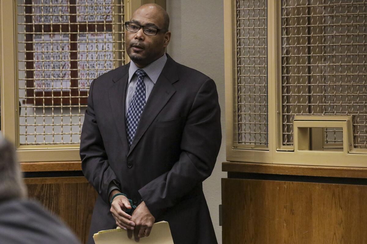 Jamon Buggs, pictured at his first day on trial in April.