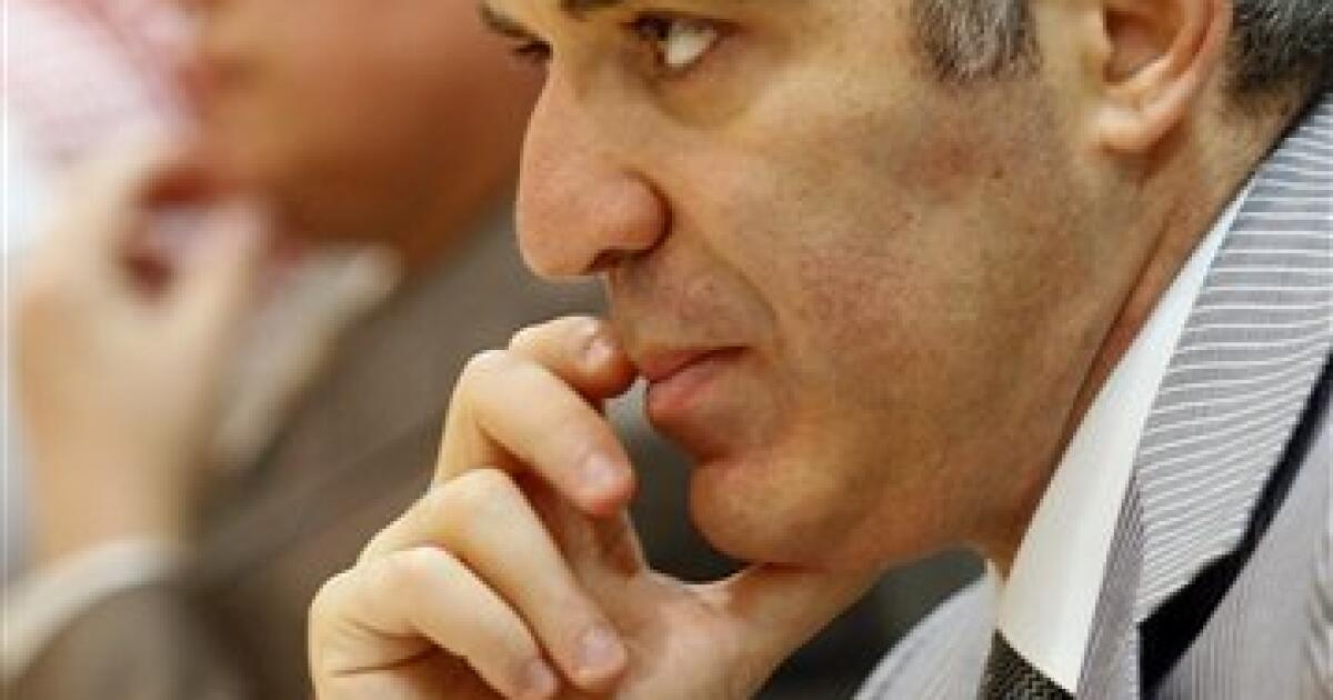 Kasparov leads Karpov 3-1 in chess rematch - The San Diego Union-Tribune
