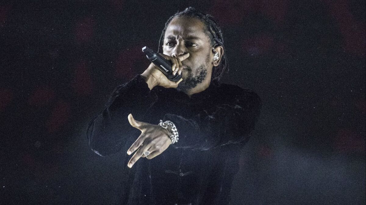 Kendrick Lamar headlined the Coachella Valley Music and Arts Festival in 2017.