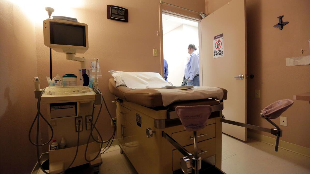 A procedure room at Whole Woman's Health of San Antonio in San Antonio, Tx. on Feb. 9, 2016.