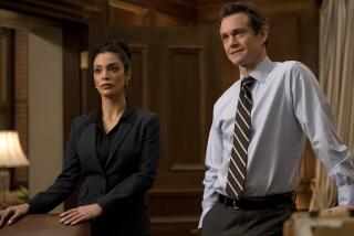  Odelya Halevi and Hugh Dancy in "Law & Order" on NBC.