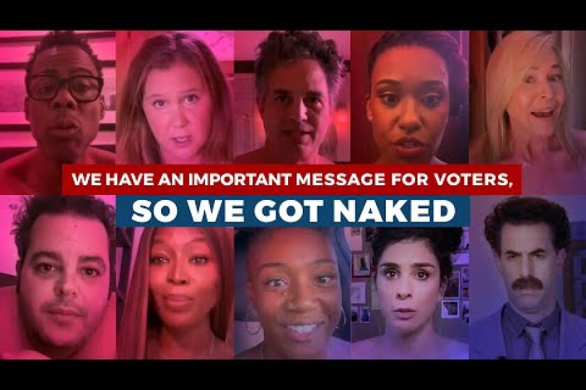 These Naked Celebs Have an Important Message for Voters