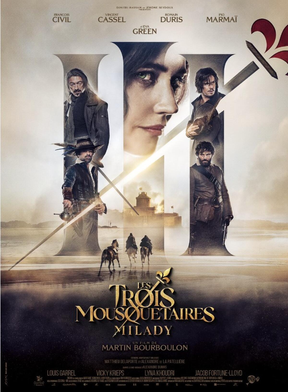 "Les Trois Mousquetaires: Milady" ("The Three Musketeers") will be screened as part of the San Diego French Film Festival.