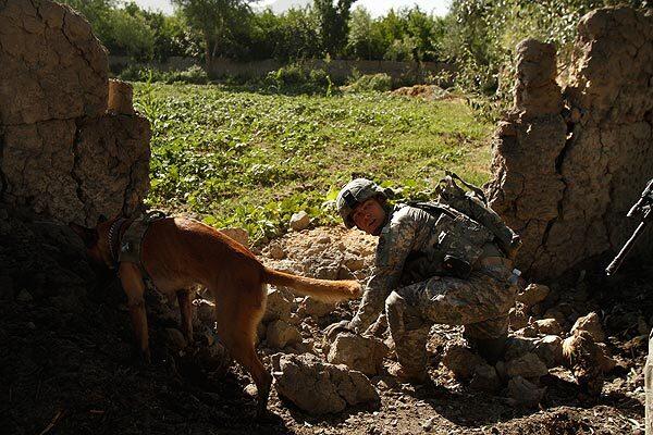 Sgt. Tait Terzo with Urmel