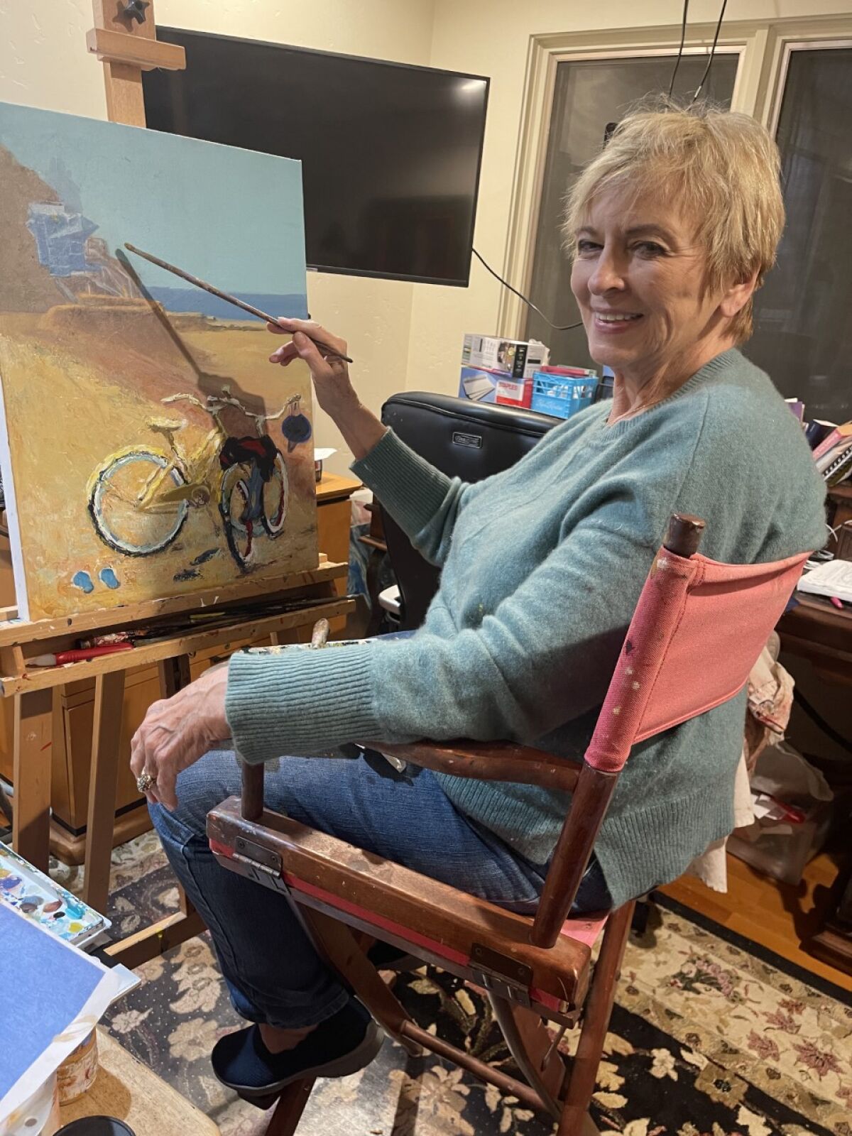 The La Jolla Community Center and the La Jolla Art Association will present painter Dottie Stanley on Thursday, March 24. 