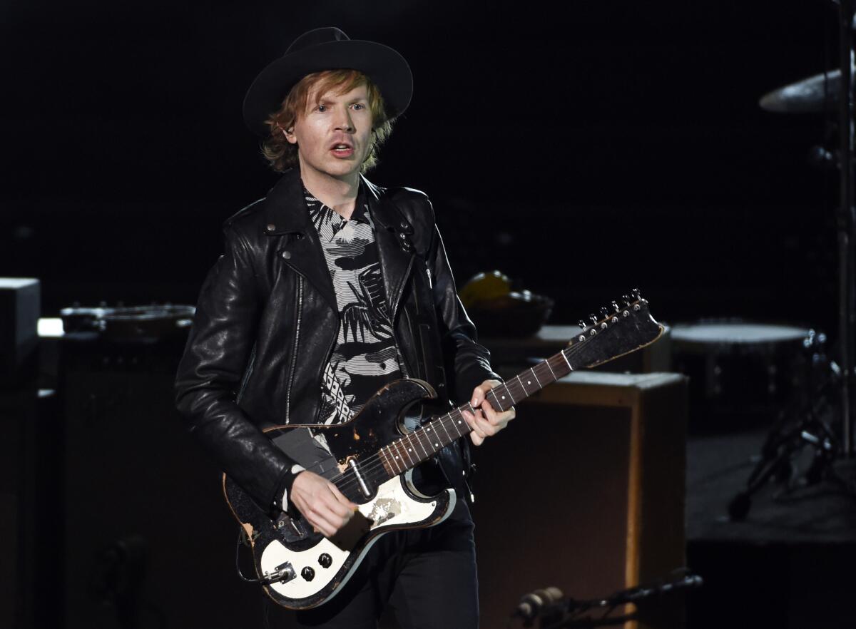Singer-songwriter Beck in concert in L.A. in 2017.