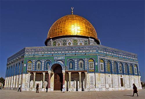 The Dome of the Rock, built circa AD 685 and 691, sits atop ground that is sacred to both Jews and Muslims.