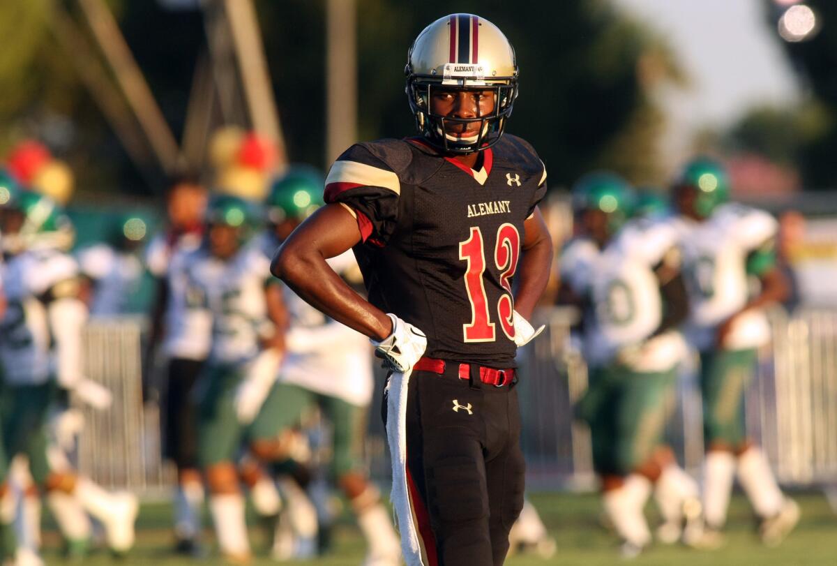 Bishop Alemany wide receiver Desean Holmes has withdrawn his commitment to USC.