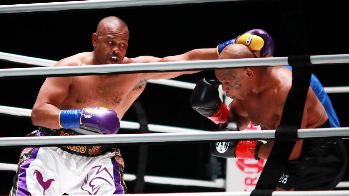 Mike Tyson vs. Roy Jones: Fight ends in draw after 8 rounds ...