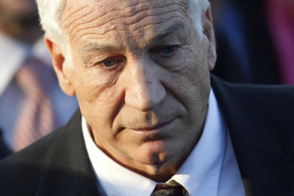 Jerry Sandusky, shown here during his trial, is currently serving a 30- to 60-year prison sentence.