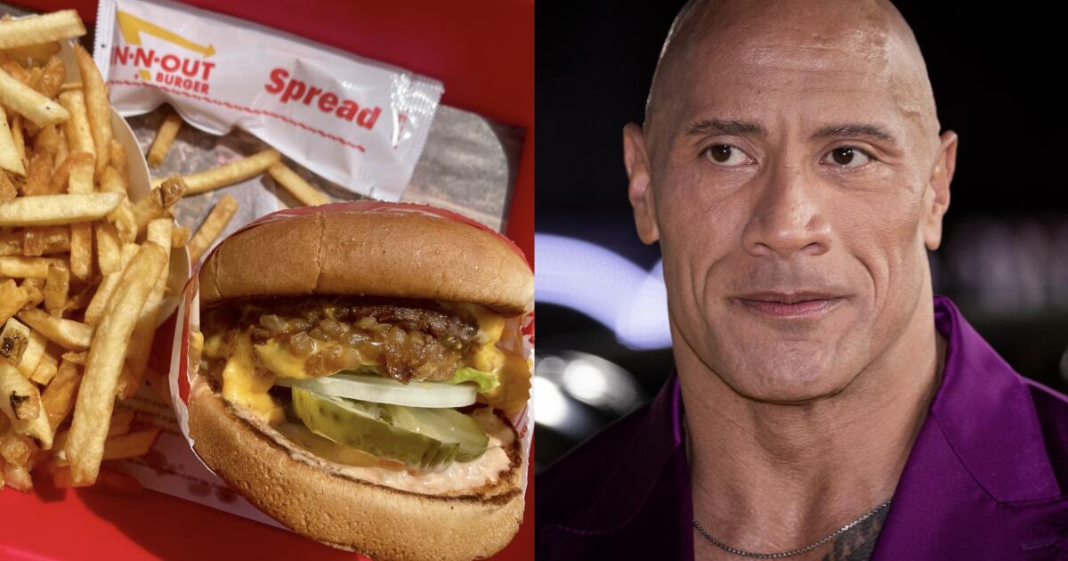 Dwayne Johnson corrects flub over ‘first ever’ In-N-Out trip