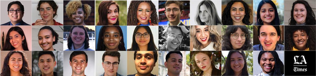 The Los Angeles Times 2021 summer interns