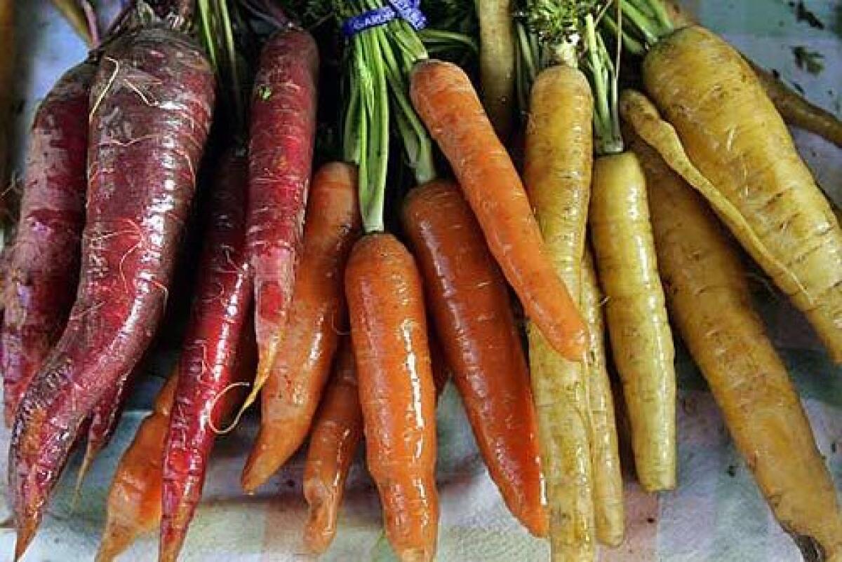 Today, you can find carrots in a surprising assortment of colors.