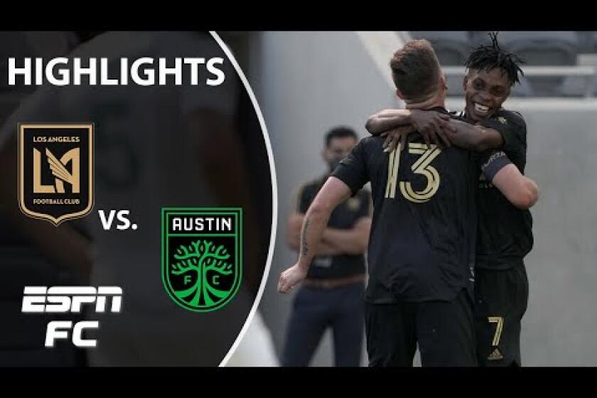 Carlos Vela watches LAFC beat Austin FC after bizarre substitution | ESPN FC MLS Highlights