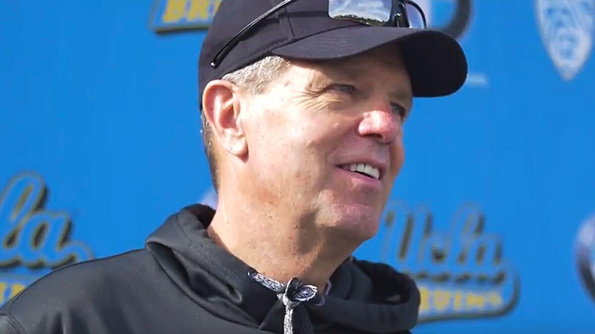 UCLA tight ends coach and former Memphis coach Rip Scherer returns to Liberty Bowl Memorial Stadium on Saturday.