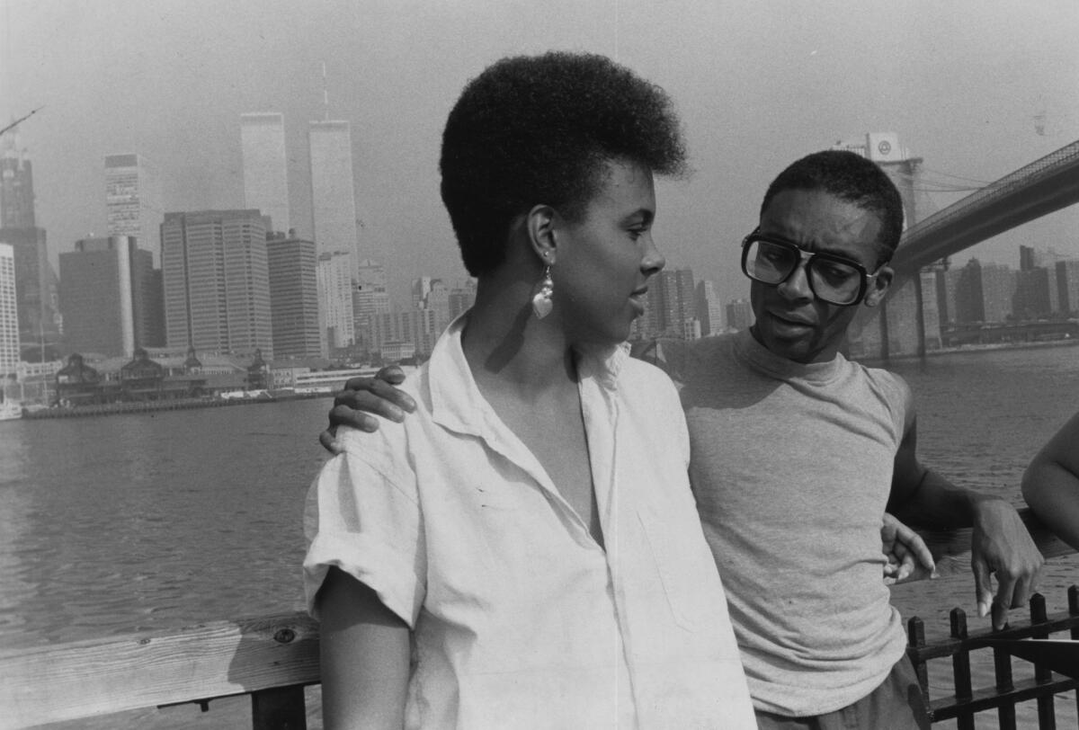 Tracy Camilla Johns and Spike Lee in 'She's Gotta Have It.'