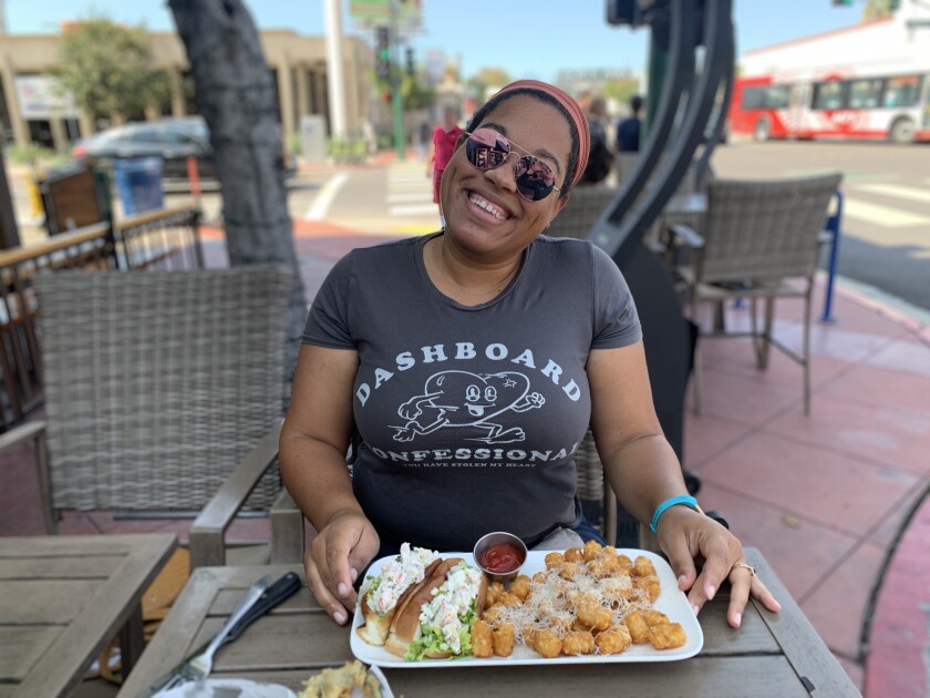 Union-Tribune reporter Lauren J. Mapp dining out in San Diego.