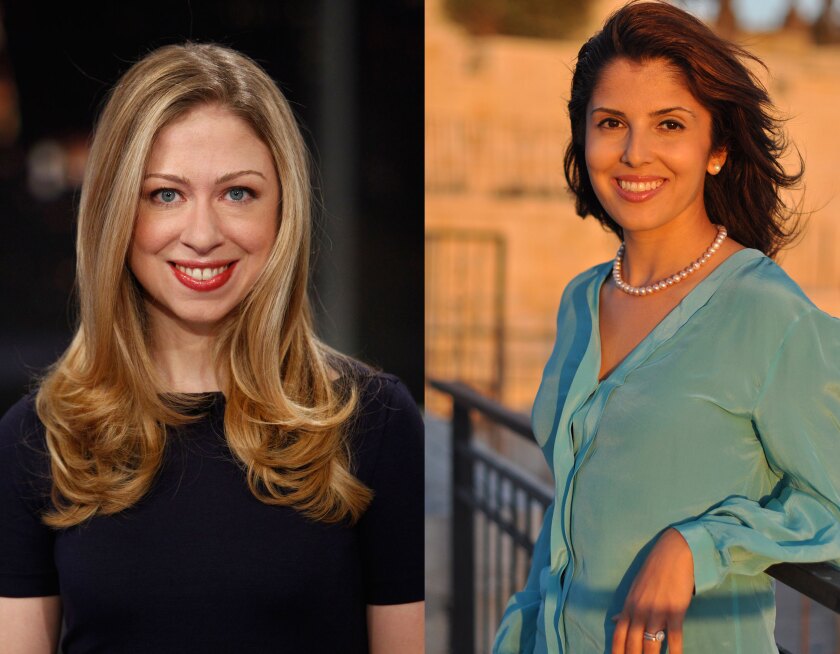 Warwick’s presents authors Chelsea Clinton (left) and Atia Abawi discussing their new book online Tuesday, March 30.