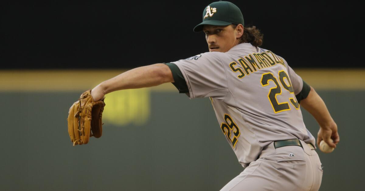 Former White Sox and Cubs starting pitcher Jeff Samardzija - Los Angeles  Times