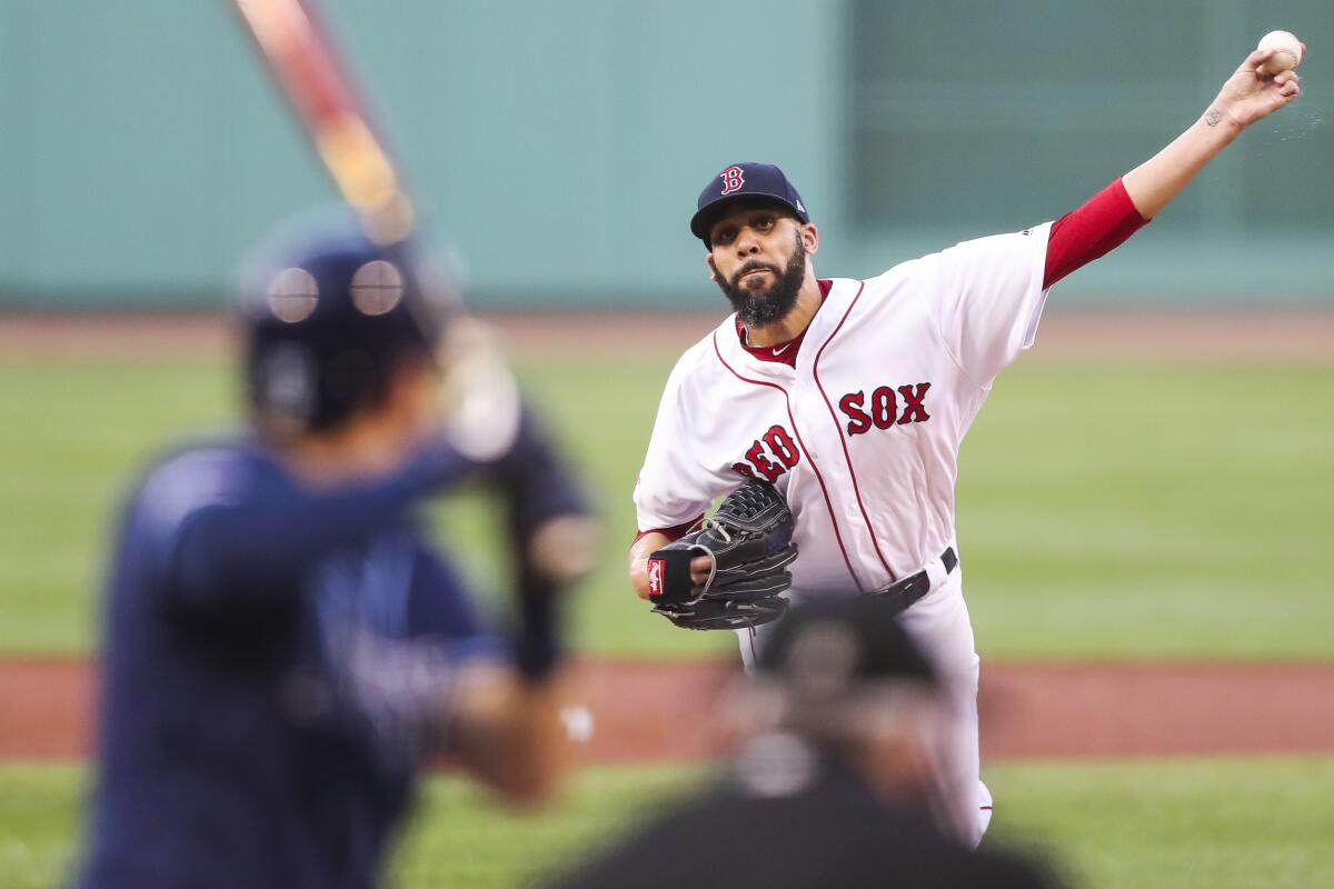 Boston pitcher David Price could be a piece in a potential trade between the Red Sox and Dodgers.