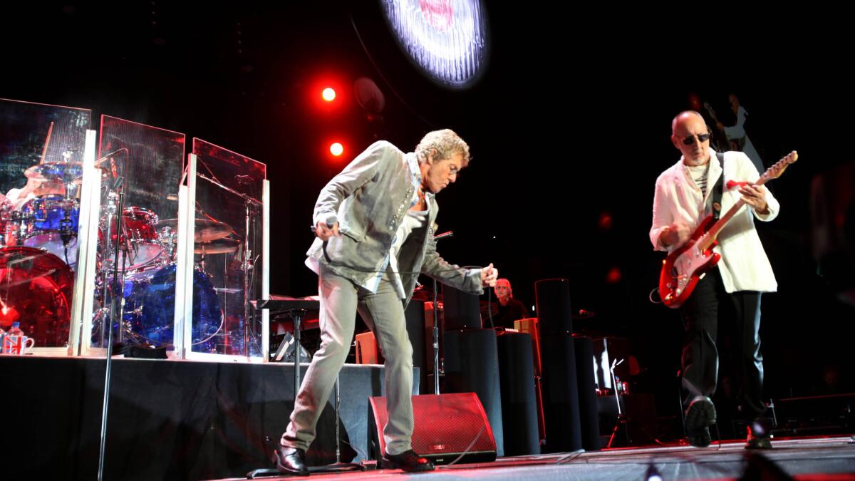 Roger Daltrey and Pete Townshend of The Who; the band's unfinished "Lifehouse" is one of the records written about in "The Greatest Albums You'll Never Hear."