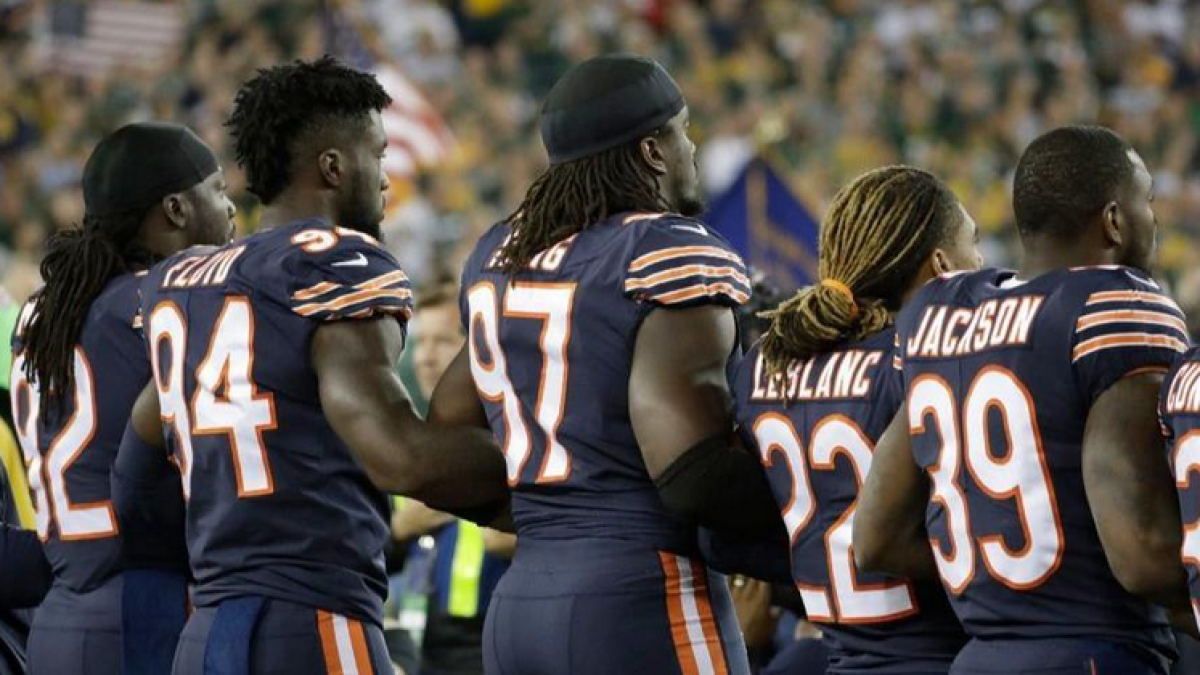 How Green Bay Packers Chicago Bears Handled National Anthem The San Diego Union Tribune