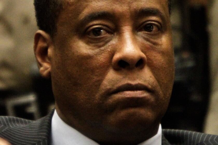 Dr. Conrad Murray during his involuntary manslaughter trial.