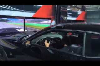 L.A. Auto Show 2014: Inside the Dodge simulator