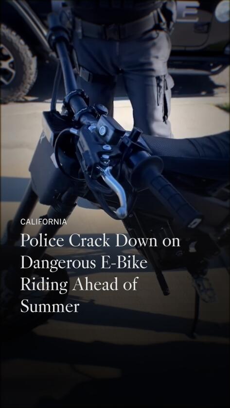 E-bike rush in California leaves teens and families shaken E-bike rush in California leaves teens and families shaken