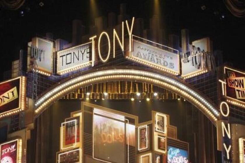 The Tony Awards will be broadcast on CBS on June 8.
