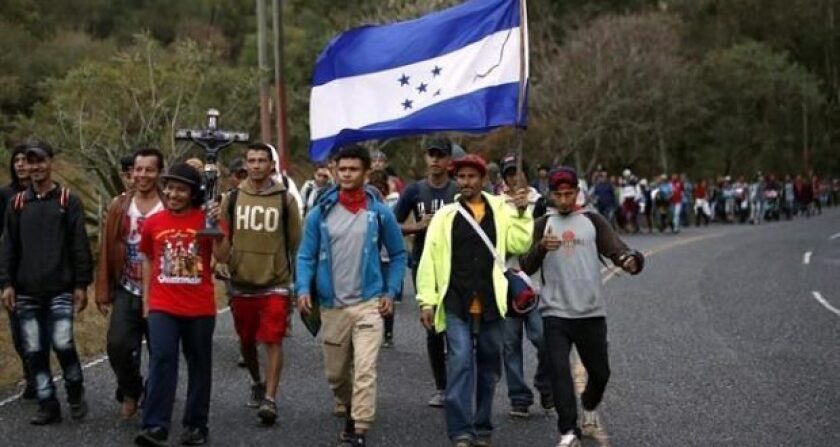 Resultado de imagen de caravana migrante