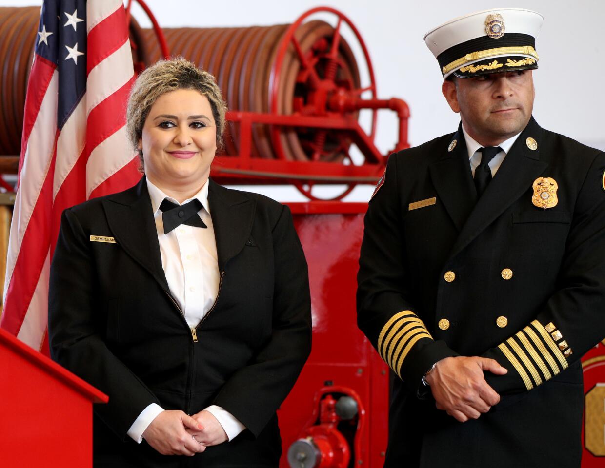 Photo Gallery: Glendale Fire Dept promotes eight