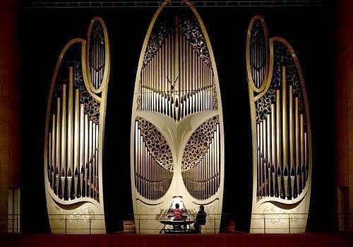 The four-in-one organ at Metropolitan Art Space in Tokyo is the only one of its kind.