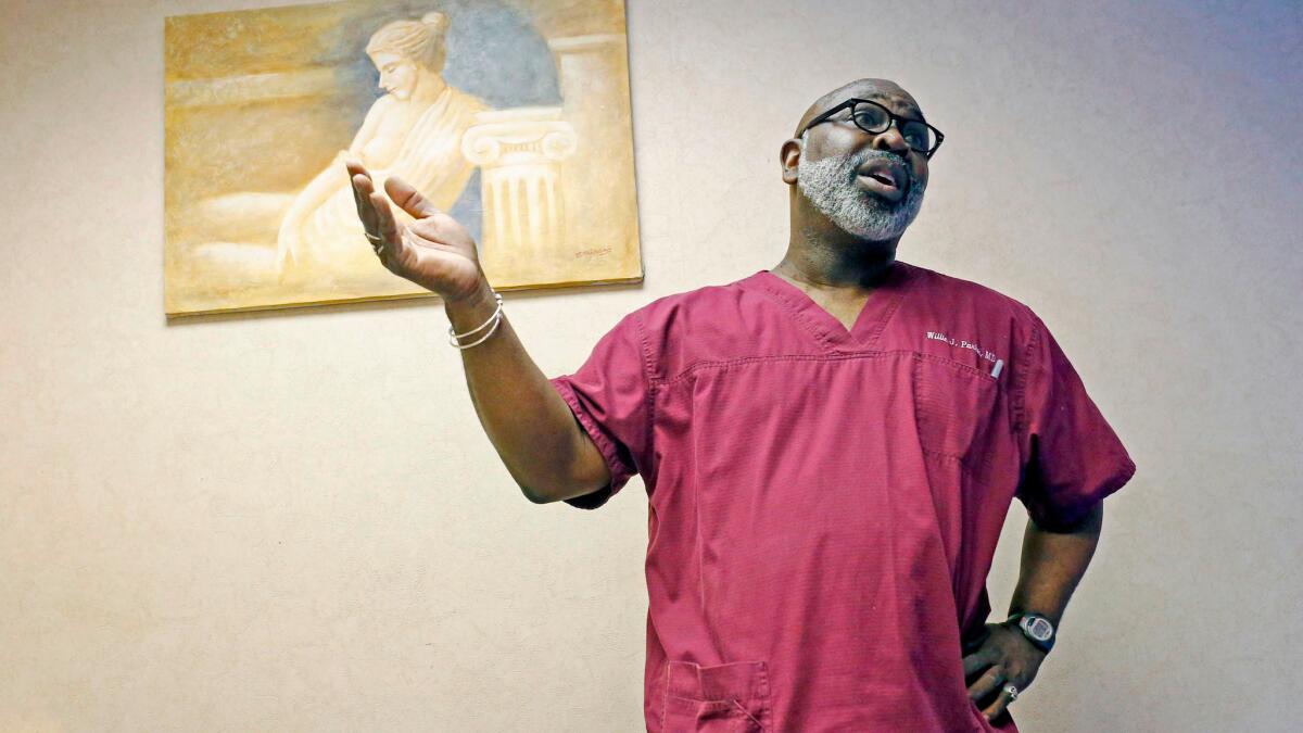 Dr. Willie Parker recently relocated from Illinois to Alabama to perform abortions there and in Georgia and Mississippi.