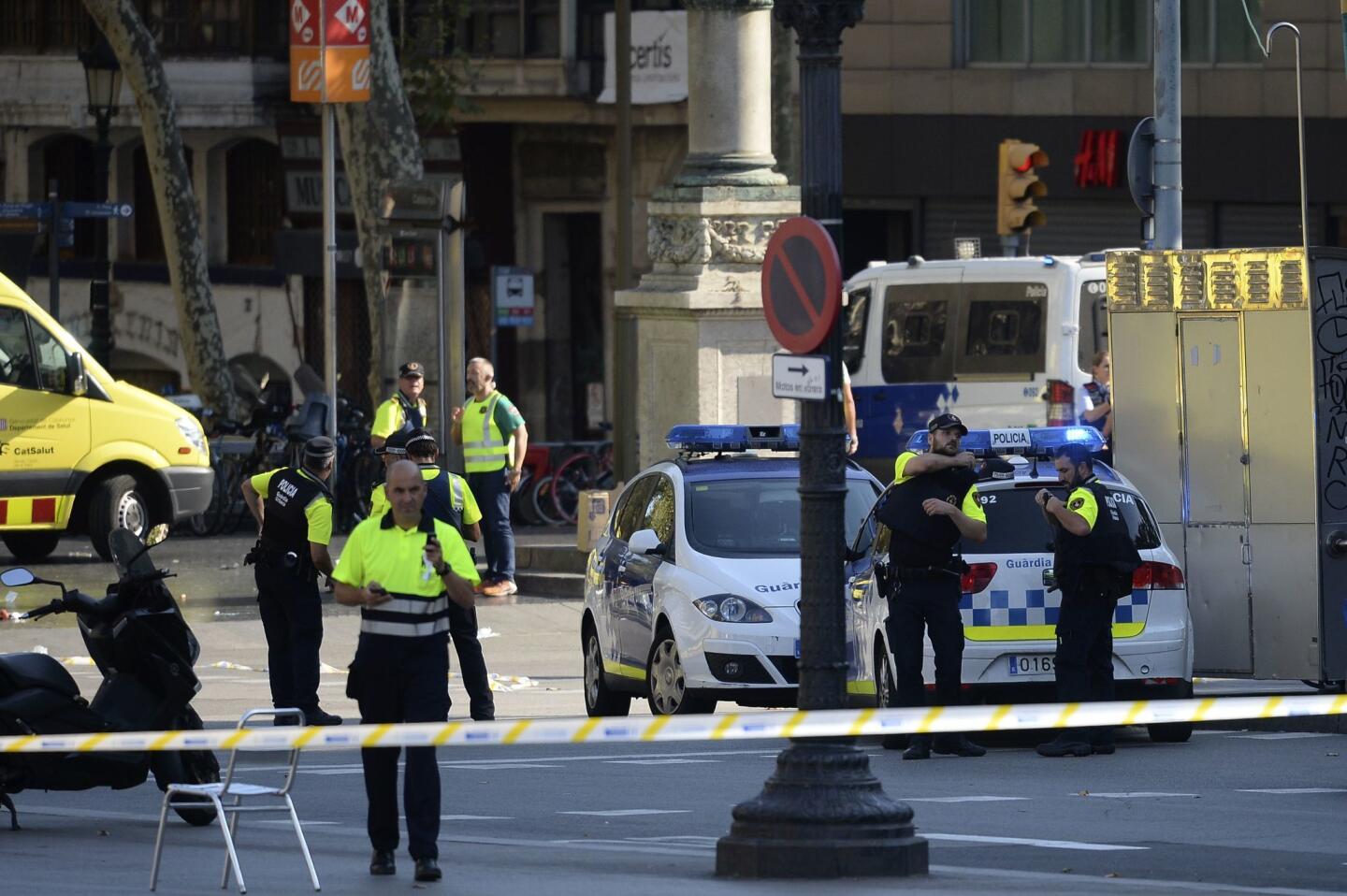 13 dead after van plows into Barcelona crowd