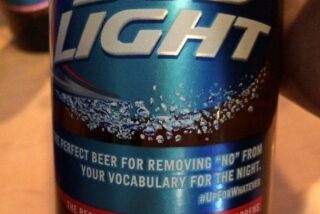 "The perfect beer for removing 'no' from your vocabulary for the night"? Um, no.