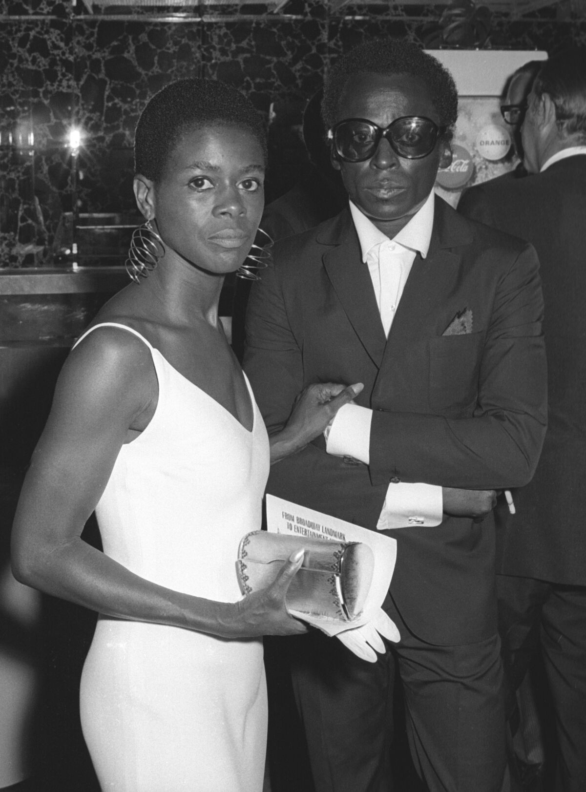 Cicely Tyson and Miles Davis