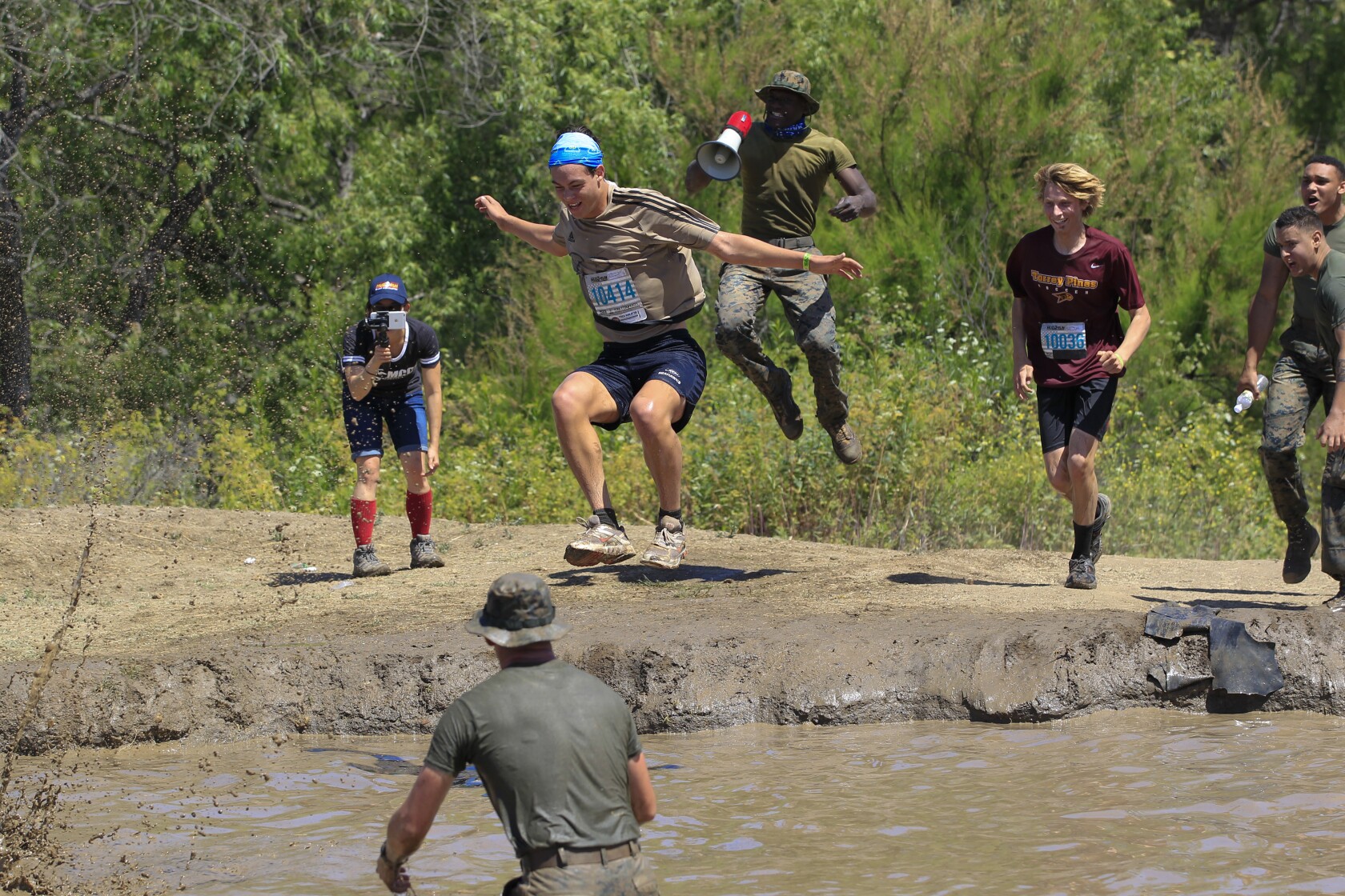 Public sludges through annual Mud Run at Camp Pendleton The San Diego