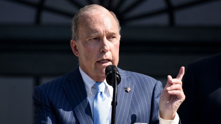Larry Kudlow, director of National Economic Council, has advocated for changing U.S. tax law to shield more investment income.