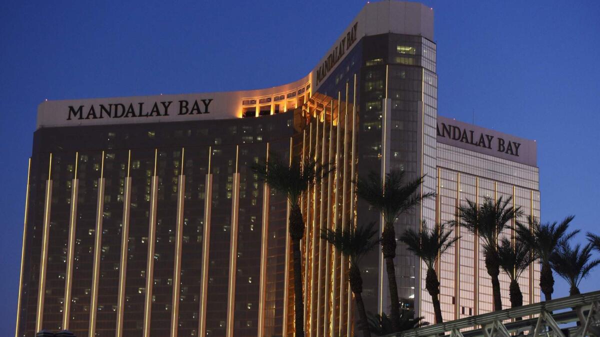 The Mandalay Bay Hotel & Casino in Las Vegas in 2017.